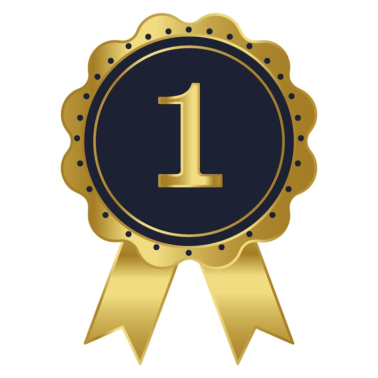 Foto gouden badge png doorzichtige achtergrond