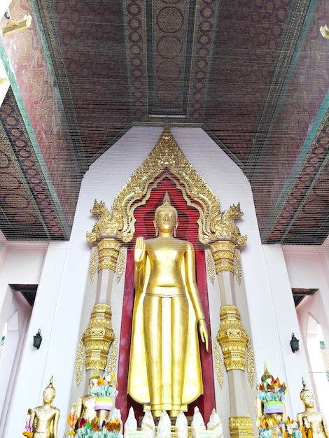 Gouden Boeddha staat in Nakhon Pathom