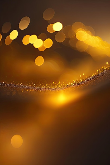 Gouden bokeh achtergrond