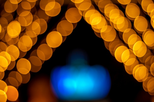 Gouden bokeh texturen en reflecties