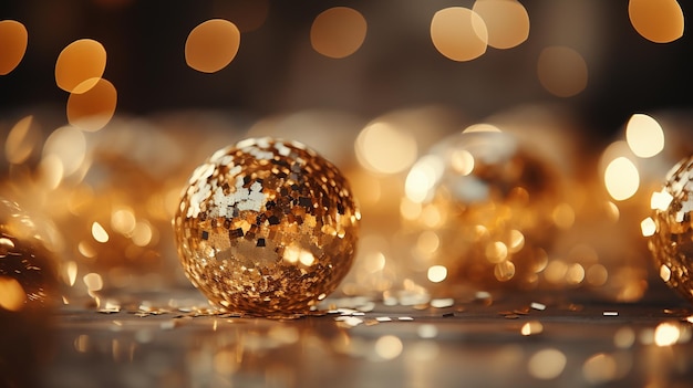 Gouden bokeh