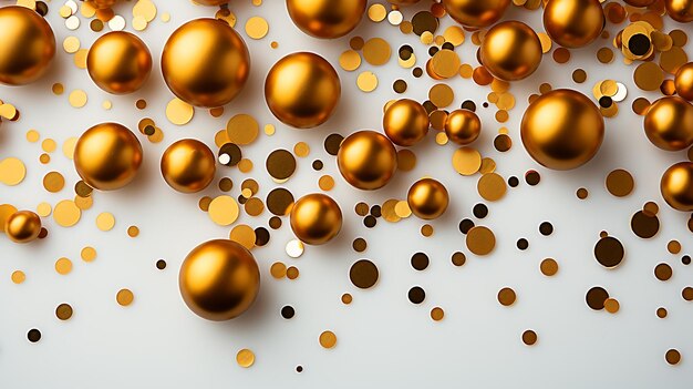 Gouden confetti elegantie