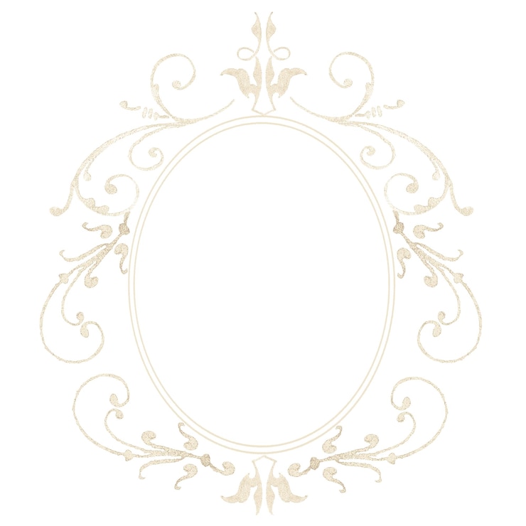 Foto gouden filigree frame rand png