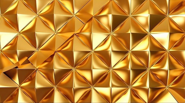 gouden folie geometrische diamanten mozaïekmotief