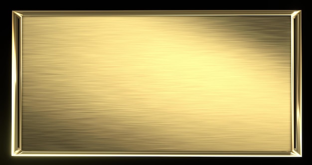 Gouden frame met achtergrond met kleurovergang