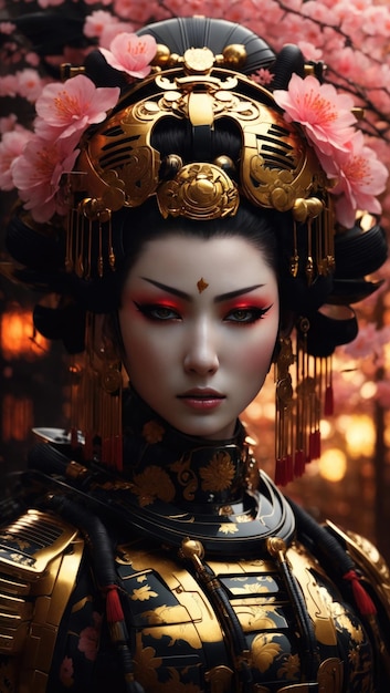 Gouden Geisha in Sakura