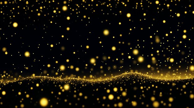 Gouden glinsterende Bokeh Abstracts