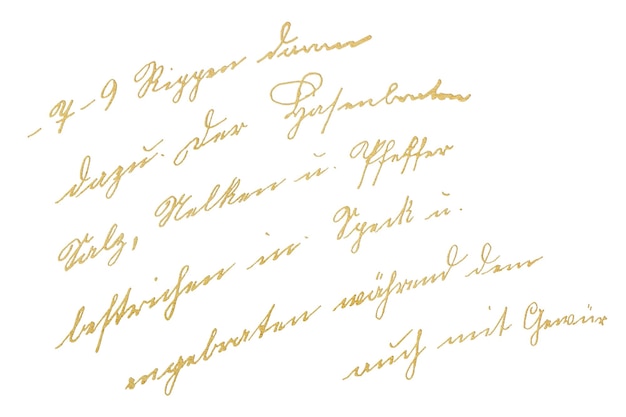 Gouden handgeschreven kalligrafie png sticker doorzichtige achtergrond