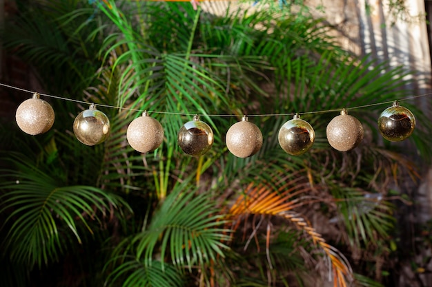 gouden kerstballen decoratie