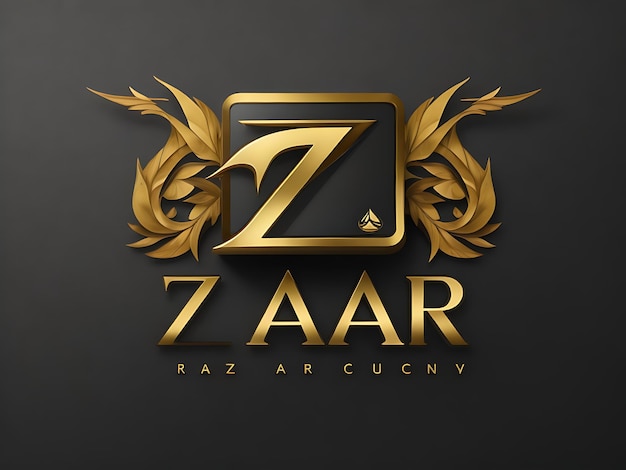 Gouden logo ontwerp