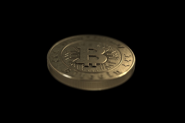 Gouden munt Bitcoin