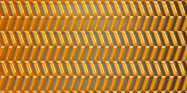 Gouden naadloze geometrische patroonachtergrond met gouden effect