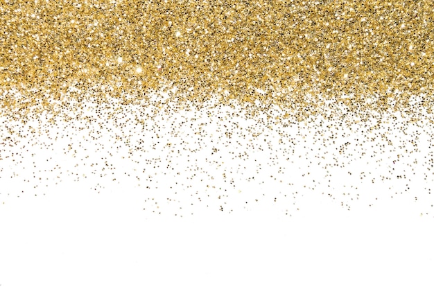 Foto gouden rand pailletten gouden glans poeder glitter glanzende achtergrond