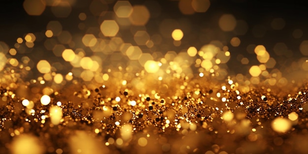 Gouden rook generatieve ai Abstract behang luxe luxe sprankelende backgroundgolden rook