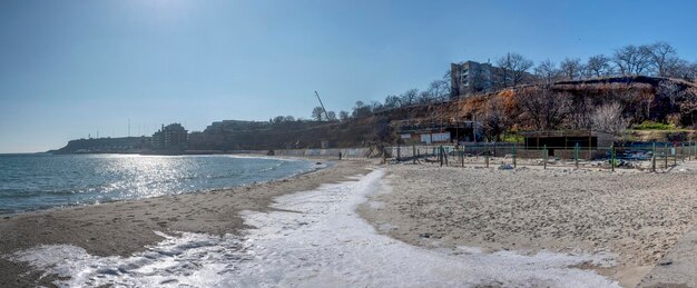 Gouden strand in Odessa, Oekraïne