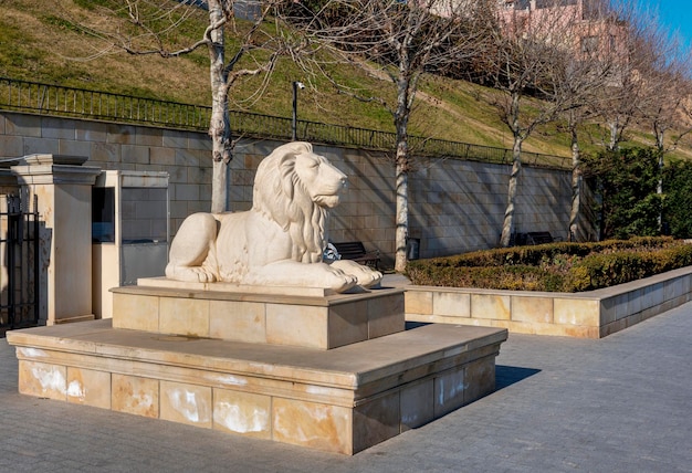 Gouden strandpromenade in Odessa, Oekraïne