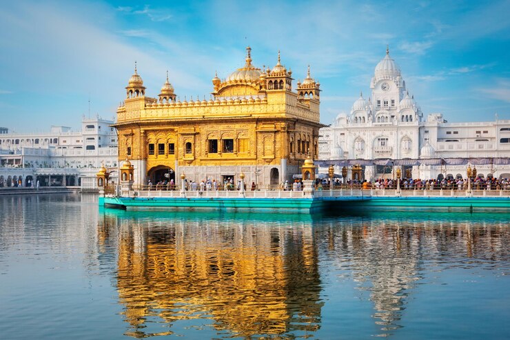 Foto gouden tempel amritsar