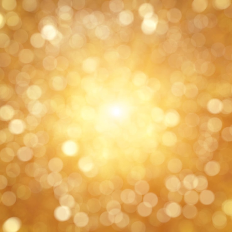 Foto gouden textuur bokeh van licht. ontwerpelement.
