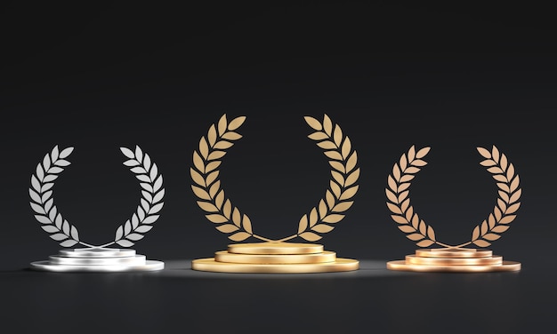 Gouden trofee van de kampioen