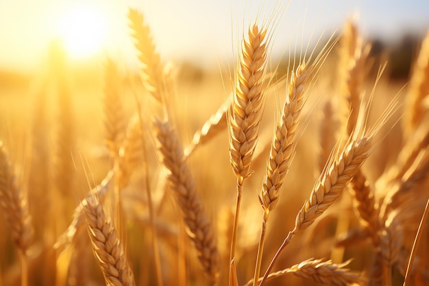 Gouden veld van tarwe