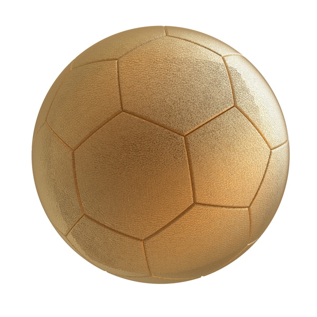 Gouden voetbal 3d render