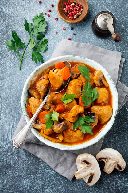 Goulash traditional Hungarian dish