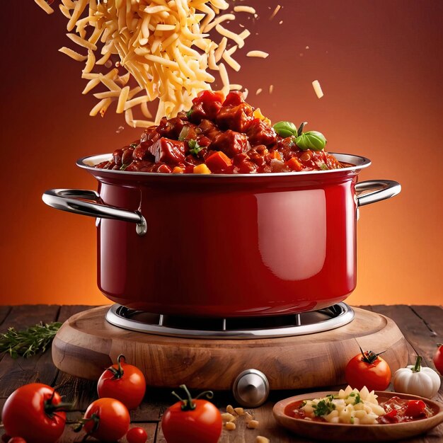 Photo goulash traditional hungarian stew of meat and vegetables