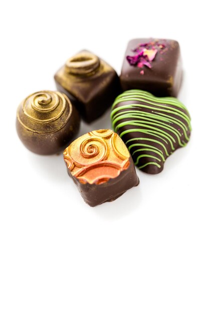 Gourmet assorted truffles by local chocolatier.