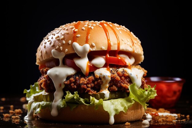 Gourmet Burger Indulgence Generatieve AI