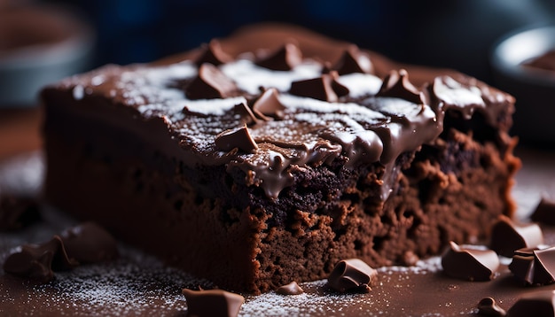 Gourmet Chocolate Brownie Cake