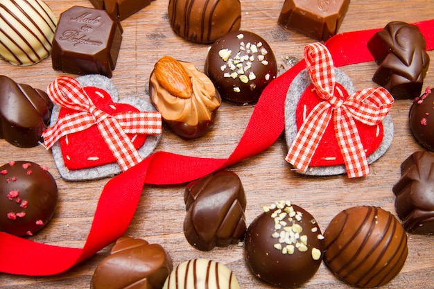 gourmet chocolates for Valentine's Day