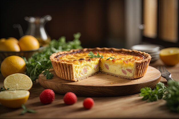 Gourmet Quiche Lorraine A Gastronomic Delight