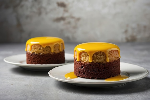 Gourmet Yellow Mini Cakes