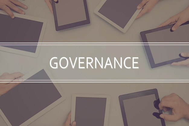 Photo governance concept business concept