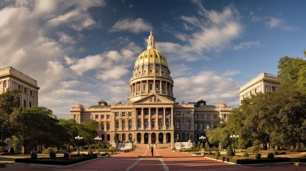 Foto government new jersey capitol building (edificio del campidoglio del new jersey)