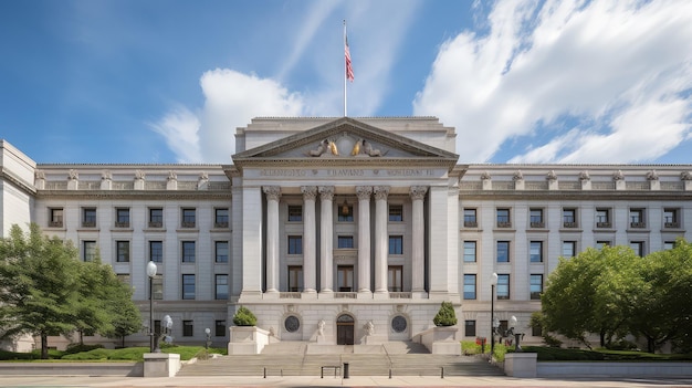 Foto edificio del senato del governo russell