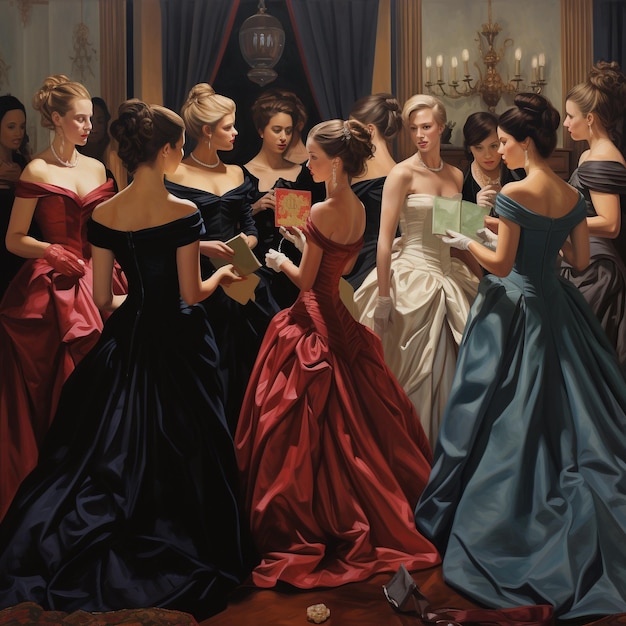 The Gown Party Illustrated