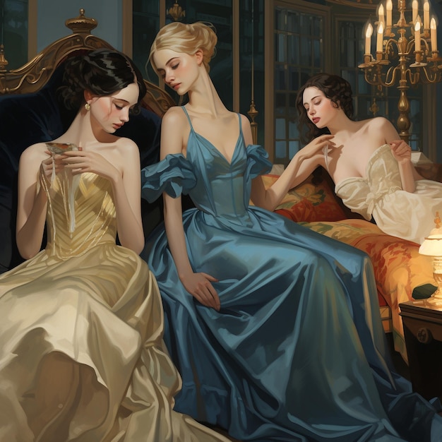 The Gown Party Illustrated