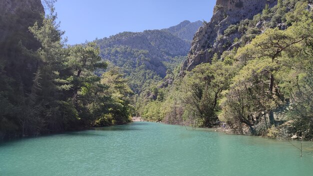 Foto il canyon di goynuk in turchia