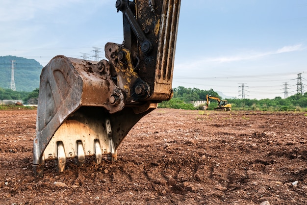 Graafmachine op de site