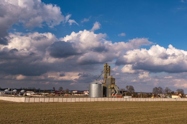 Graanschuurlift agroverwerkings- en productiefabriek voor verwerking en zilversilo's voor het drogen, reinigen en opslaan van landbouwproducten meel granen en graan