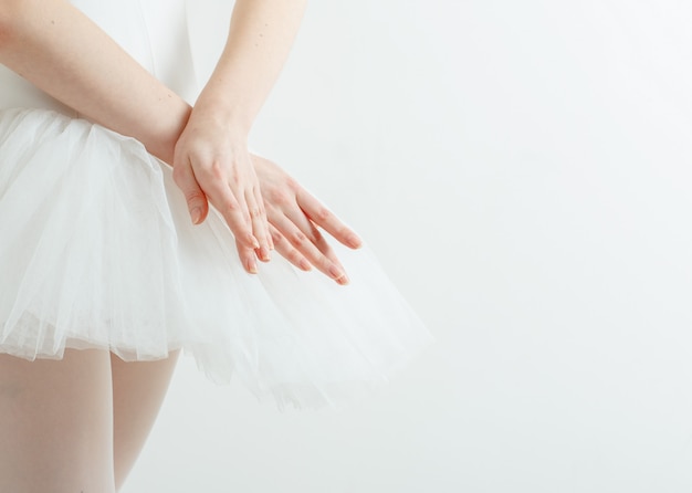 Graceful ballerina hands.  lightness, beauty, grace