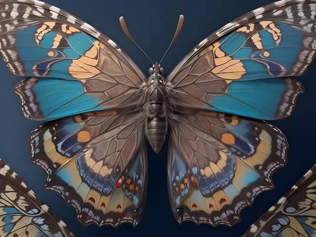 A graceful butterfly emerging from its chrysalis generated by Ai