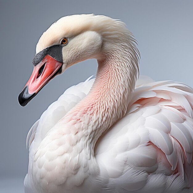 Graceful Closeup of Swan