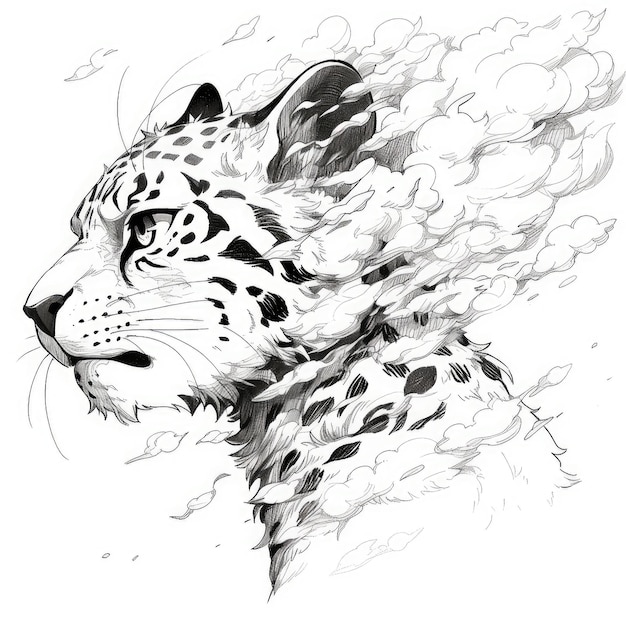 The Graceful Fury A Wind Cheetah's Dance with Tornadoes