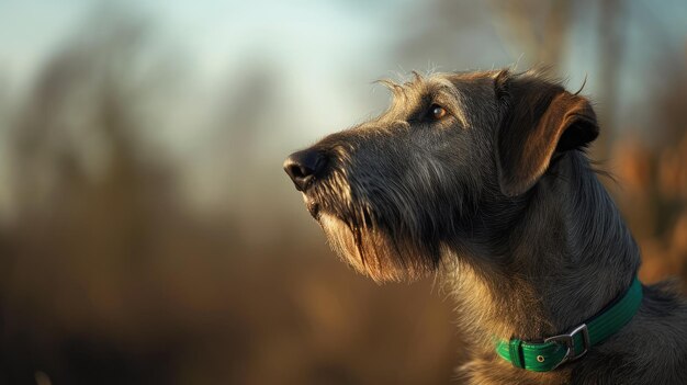 Photo the graceful irish wolfhound