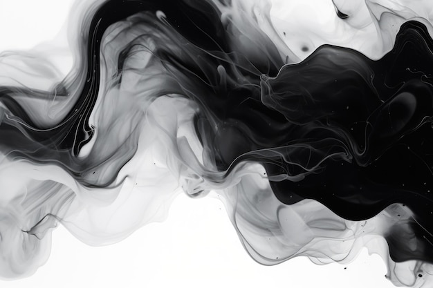 Graceful Monotone Dance of Alcohol Ink