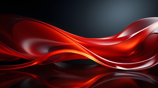 Graceful Red Light Waves on Display