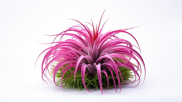 Photo graceful tillandsia airplant concept isolated on a white background