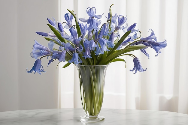 Gracieuze Bluebell bloemenarrangement Ontwerp inspiratie